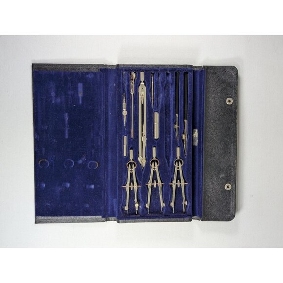 Keuffel and Esser K&E Co Doric Apollo 9626C Drafting and Drawing Tool Set - Picture 2 of 9